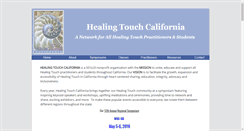 Desktop Screenshot of healingtouchcalifornia.com