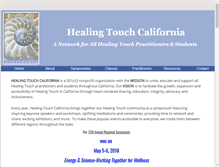 Tablet Screenshot of healingtouchcalifornia.com